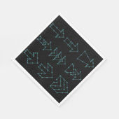 Gedotte pijlen Napkins Servet (Hoek)