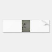 Gedraag je als Mannen, wees sterk Bumpersticker (Voorkant)