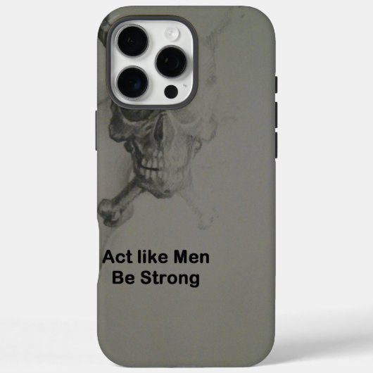 Gedraag je als Mannen, wees sterk Case-Mate iPhone Case (Achterkant)