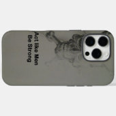 Gedraag je als Mannen, wees sterk Case-Mate iPhone Case (Achterkant (horizontaal))