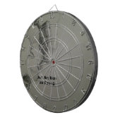 Gedraag je als Mannen, wees sterk Dartbord (Voorkant Rechts)