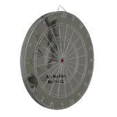 Gedraag je als Mannen, wees sterk Dartbord (Voorkant Links)