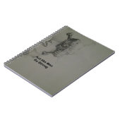 Gedraag je als Mannen, wees sterk Notitieboek (Linkerzijde)