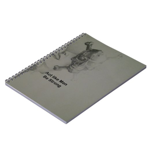 Gedraag je als Mannen, wees sterk Notitieboek (Linkerzijde)