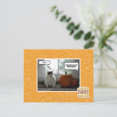 Gedraag je cool briefkaart (Staand voorkant)