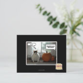 Gedraag je cool briefkaart (Staand voorkant)