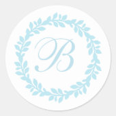 Gedraaid Suiker Klassieke Ronde Sticker (Voorkant)