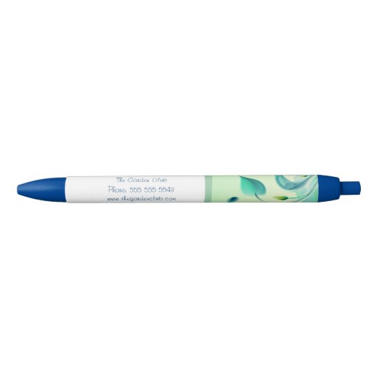Gedraaide bloemen en pen aan de rand (Voorkant)