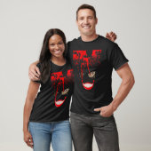 gedraaide clown t-shirt (Unisex)