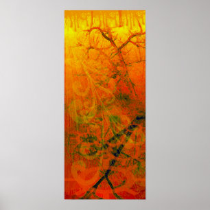 gedraaide eik poster
