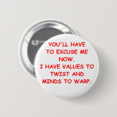 gedraaide geest ronde button 5,7 cm (Voorkant /achterkant)