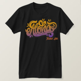 GEDRAAIDE HILO ALOHA MEERKLEURIG  T-SHIRT