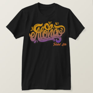 GEDRAAIDE HILO ALOHA MEERKLEURIG  T-SHIRT