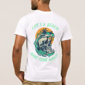 Gedraaide HILO MAKE WAVES T-SHIRT (Achterkant)