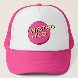 GEDRAAIDE HILO ROZE TRUCKER HOED TRUCKER PET