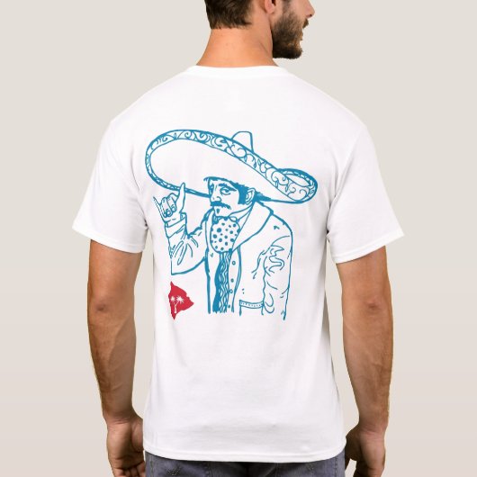 GEDRAAIDE HILO T-SHIRT (Achterkant)