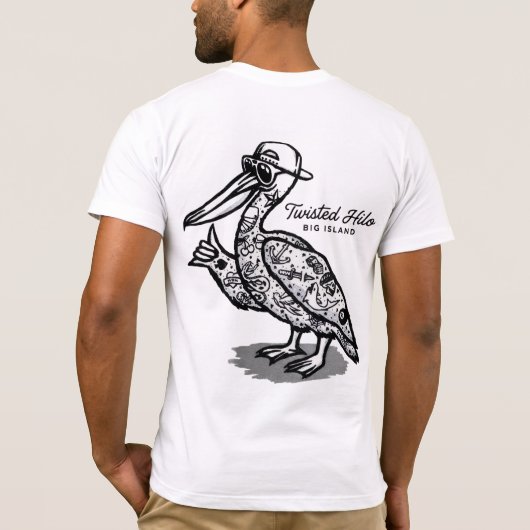 GEDRAAIDE HILO  T-SHIRT (Achterkant)