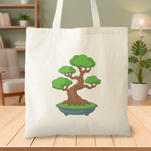 Gedraaide Japanse bonsai boom Tote Bag
