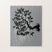 Gedraaide jonge boom legpuzzel (Verticaal)