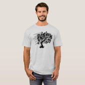 Gedraaide jonge boom t-shirt (Voorkant volledig)