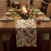 Gedraaide kerstbloem medium tafelloper