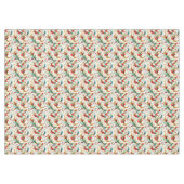 Gedraaide kerstbloem tafelkleed (Voorkant (Horizontaal))