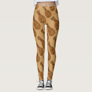 Gedraaide kippootonderdijen Koken Leggings