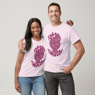 Gedraaide Lolly Pretentielijke Snoep Tijd Design T-shirt