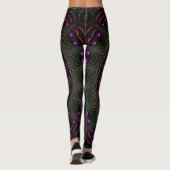 Gedraaide Mandala Leggings (Achterkant)