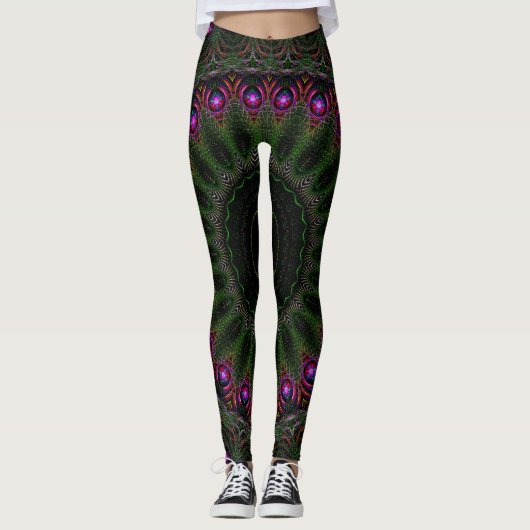 Gedraaide Mandala Leggings (Voorkant)