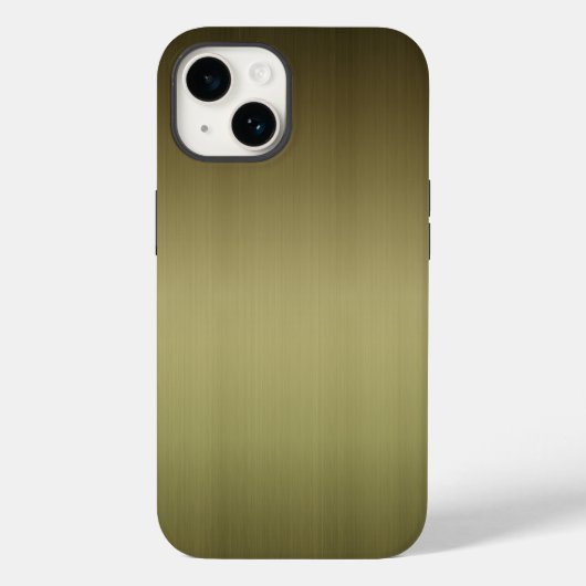 Gedraaide messing Case-Mate iPhone case (Achterkant)