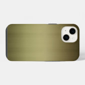 Gedraaide messing iPhone hoesje (Achterkant horizontaal)
