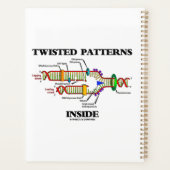 Gedraaide patronen in DNA-replicatie Humor Planner (Achterkant)
