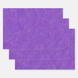Gedraaide schaduwen van het Paarse Abstracte Kunst Inpakpapier Vel