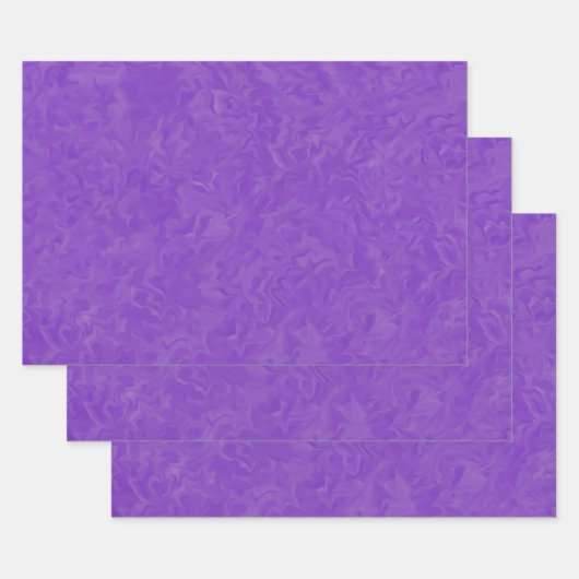 Gedraaide schaduwen van het Paarse Abstracte Kunst Inpakpapier Vel (Set)