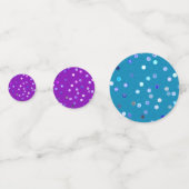 Gedraaide Stippen Spiraal Drie-Kleur Confetti (BPP (Voorkanten)