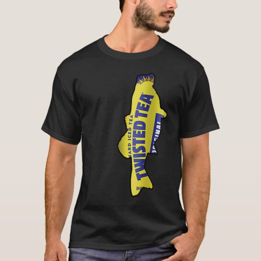 Gedraaide Thee Vis T-shirt (Voorkant)