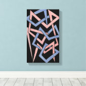 Gedraaide tinten canvas afdruk (Insitu (Houten vloer))