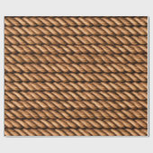 gedraaide touwen cadeaupapier (Vlak)