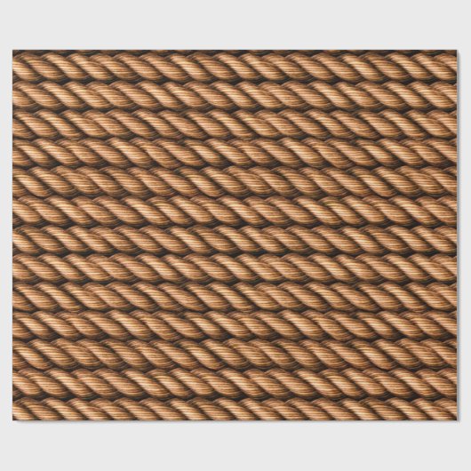 gedraaide touwen cadeaupapier (Vlak)