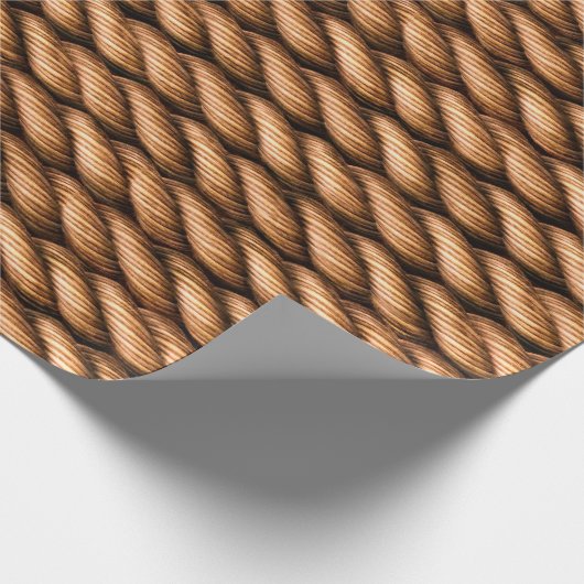 gedraaide touwen cadeaupapier (Hoek)