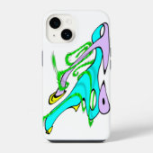 gedraaide Z Box iPhone Hoesje (Achterkant)