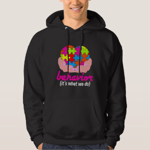 Gedrag dat we maken van autisme hoodie