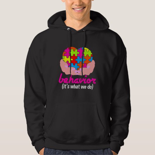 Gedrag dat we maken van autisme hoodie (Voorkant)