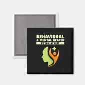 Gedrag- en Geestelijke Gezondheid Board Certified  Magneet (Voorkant / Achterkant)