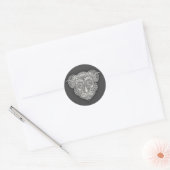 Gedrag in details ronde sticker (Envelop)