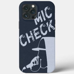 GEDRAG IN HOODIE RAPPING OP DE MIC CHECK iPhone 13 PRO MAX HOESJE