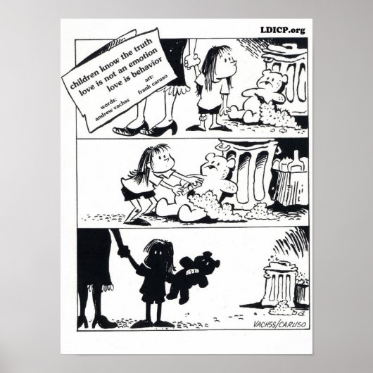 Gedrag is de Waarheid 12 x 16 Poster (Voorkant)