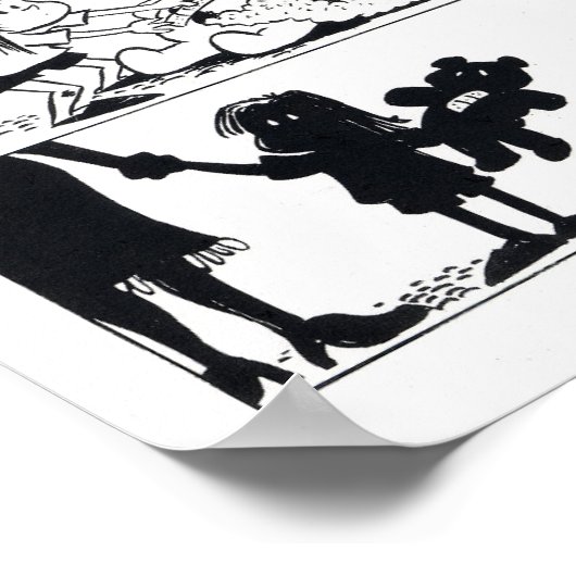 Gedrag is de waarheidsgetrouwe 8,5 x 11 afdrukken poster (Hoek)