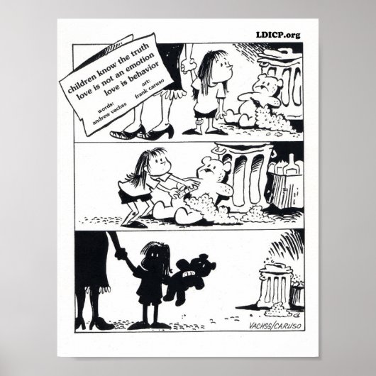 Gedrag is de waarheidsgetrouwe 8,5 x 11 afdrukken poster (Voorkant)